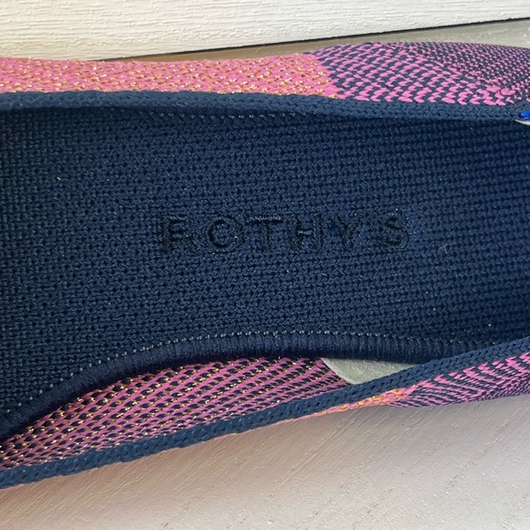 ROTHYS METALLIC LILAC FLATS - Picture 5 of 5